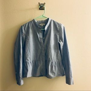 Madewell peplum shirt